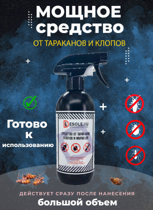 Средство от тараканов, клопов и муравьев готовое Desole инсект 500 мл