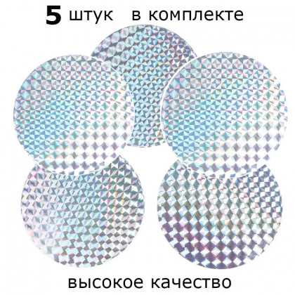 Наклейки от птиц блестящие Desole 5 штук